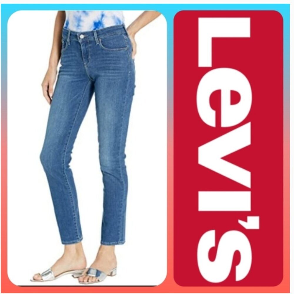 LEVI'S MID RISE SKINNY JEANS - Picture 4 of 10